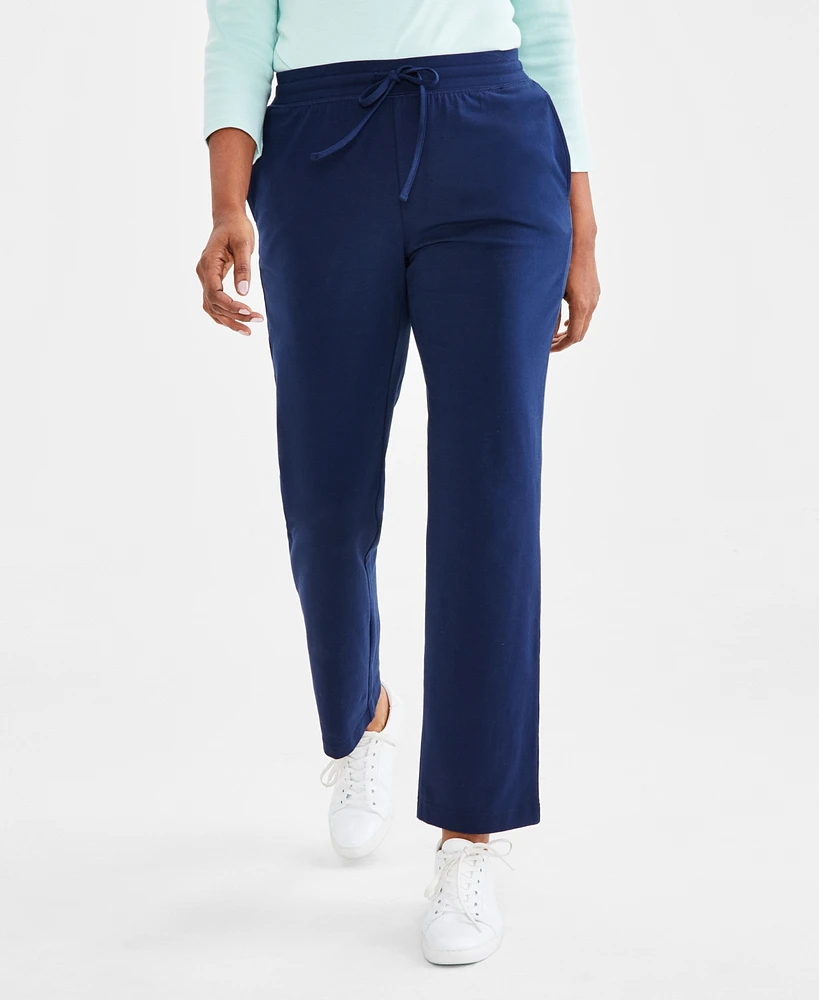 Style & Co Petite Mid-Rise Pull-On Pants, Short, Created for Macy's