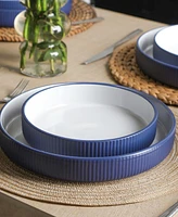 Christian Siriano Larosso 24 Pc. Dinnerware Set, Service for 8