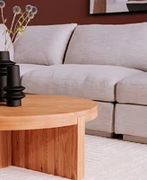 Folke 38" Oak Round Coffee Table