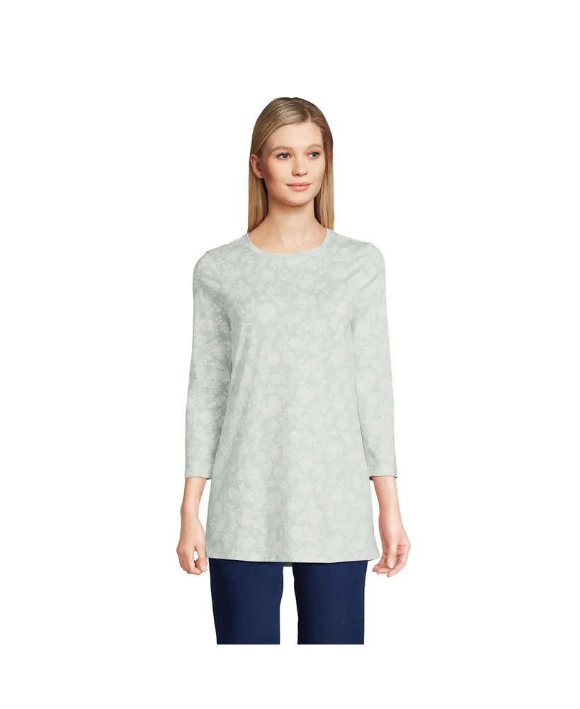 Lands' End Women's Tall Cotton Supima Tunic