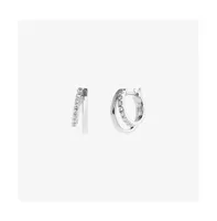 Ana Luisa Double Hoop Earrings - Toda Silver
