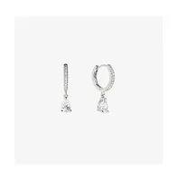 Ana Luisa Delicate Huggie Hoops - Elise Silver