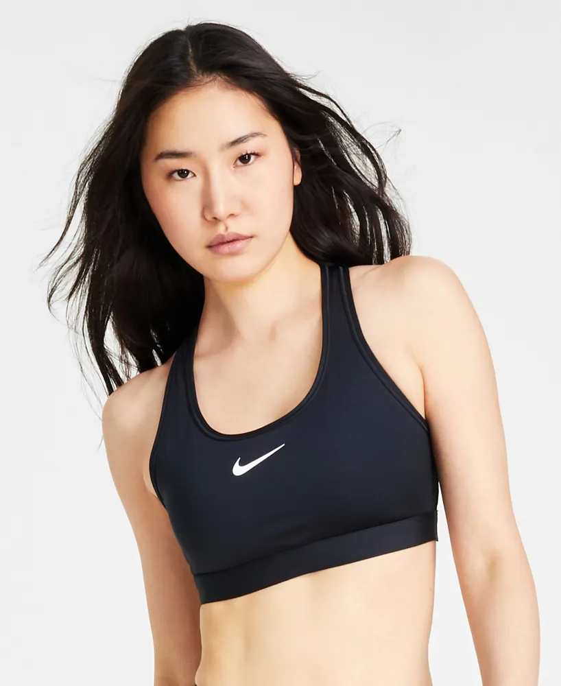 Nike Women's Swoosh Logo Medium Padded Sports Bra