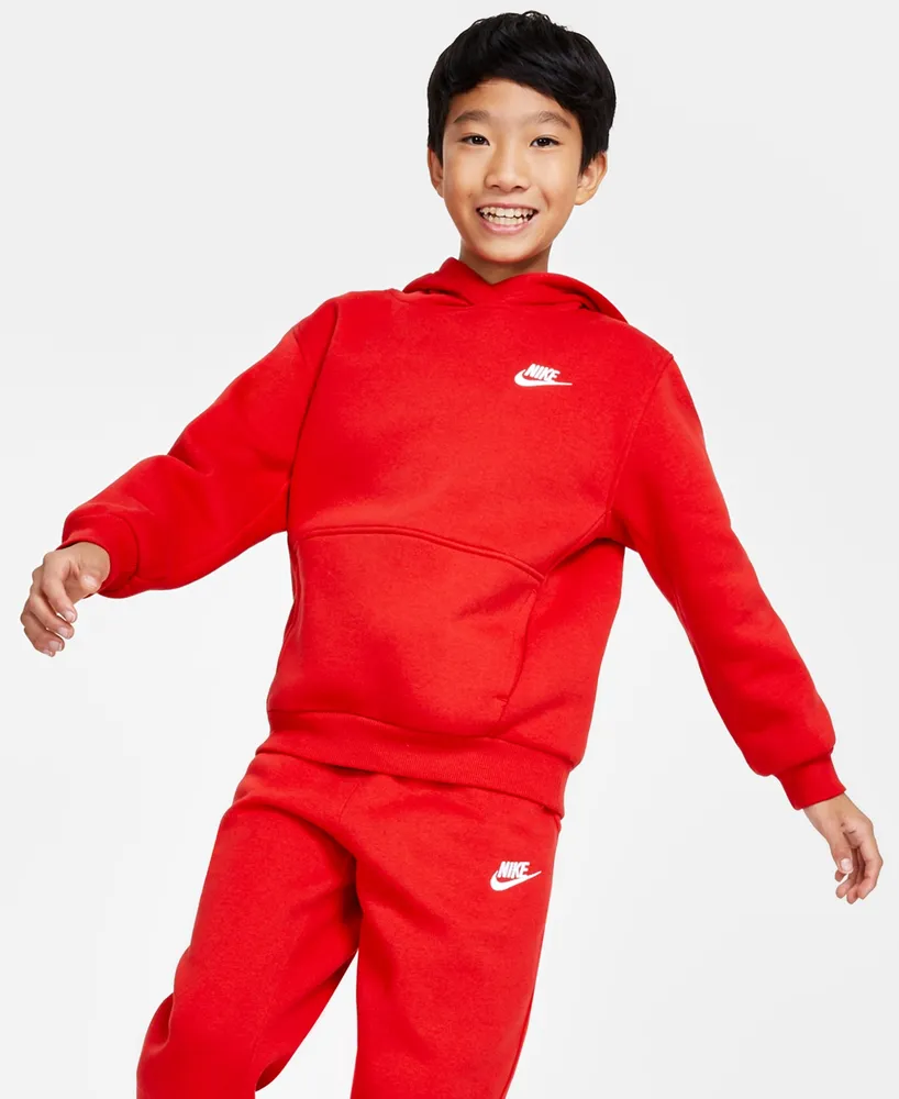 Nike Sportswear Big Kids Club Fleece Pullover Hoodie