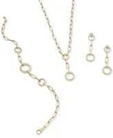 Wrapped In Love Diamond Circle Link Drop Earrings Necklace Bracelet Jewelry Collection In 14k Gold Created For Macys