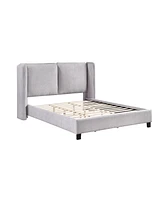 Haydan Boucle Upholstered Queen Bed