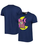 Men's and Women's Homage Navy Nick at Nite Tri-Blend T-shirt