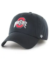 Men's '47 Brand Black Ohio State Buckeyes Franchise Fitted Hat