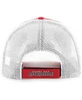 Men's '47 Brand Red, White Tampa Bay Buccaneers Drifter Adjustable Trucker Hat