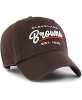 47 Brand Women's Brown Cleveland Browns Sidney Clean Up Adjustable