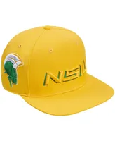 Men's Pro Standard Gold Norfolk State Spartans Evergreen Nsu Snapback Hat