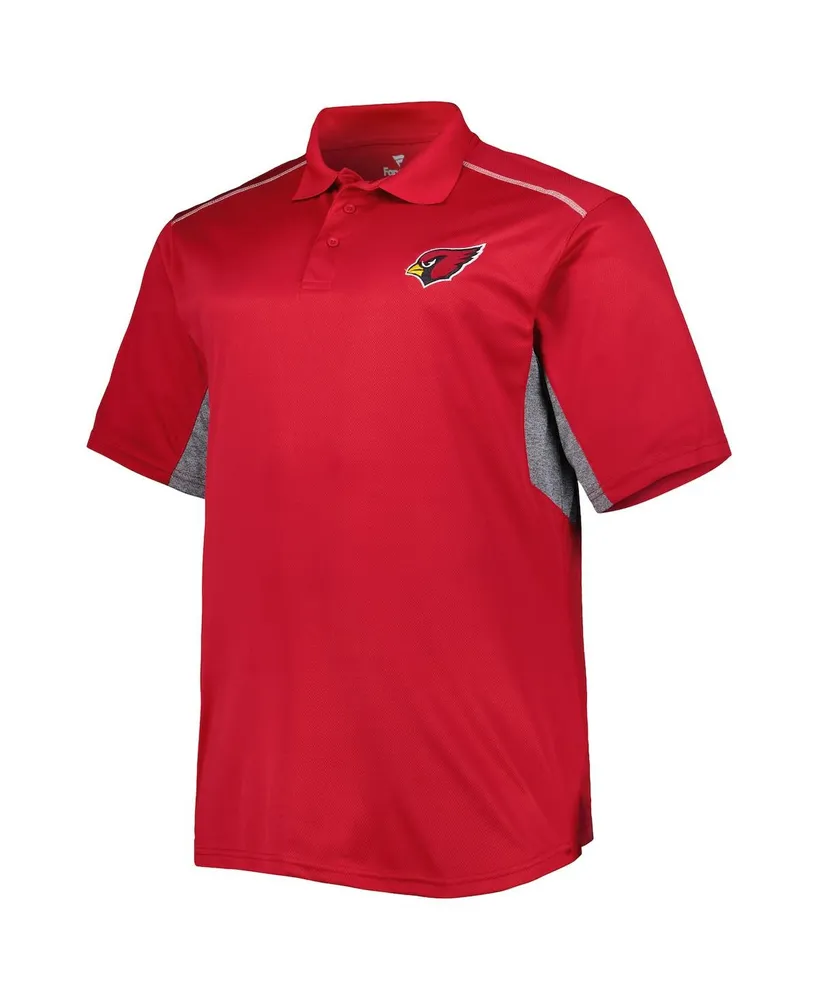Men's Cardinal Arizona Cardinals Big and Tall Team Color Polo Shirt