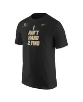 Men's Nike Black Colorado Buffaloes I Ain't Hard To Find T-shirt