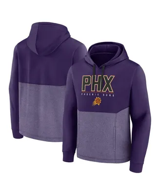 Men's Fanatics Purple Phoenix Suns Successful Tri-Blend Pullover Hoodie