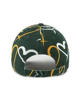 Big Girls '47 Brand Green Oakland Athletics Adore Clean Up Adjustable Hat