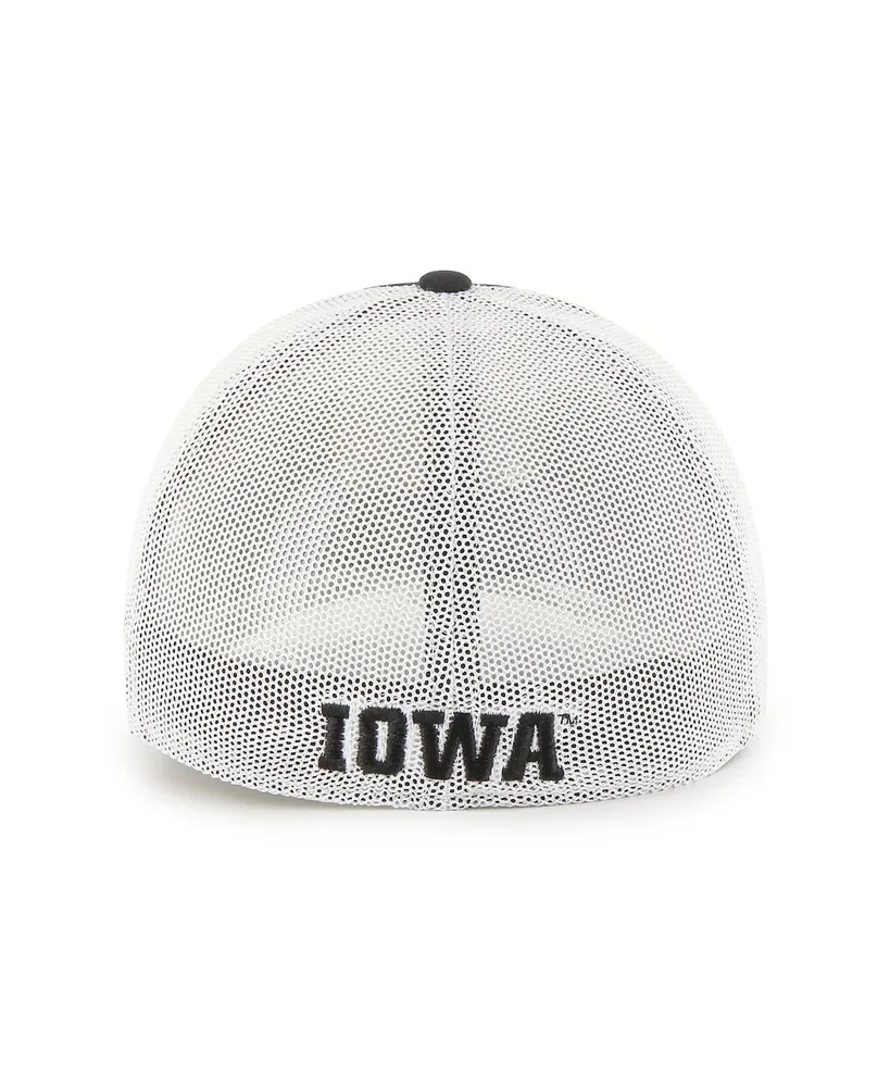 Men's '47 Brand Black Iowa Hawkeyes Unveil Trophy Flex Hat