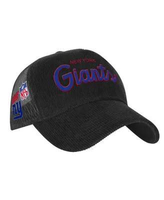 Big Boys and Girls Mitchell & Ness Black New York Giants Times Up Precurved Trucker Adjustable Hat