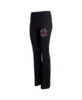 Women's Concepts Sport Black Ohio State Buckeyes Enclave Tri-Blend Flared Leggings