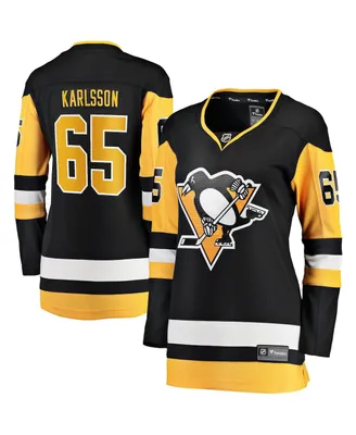 Women's Fanatics Erik Karlsson Black Pittsburgh Penguins Home Breakaway Jersey