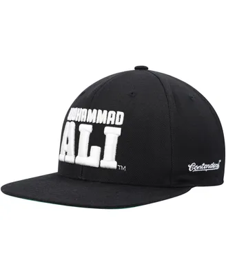 Men's and Women's Contenders Clothing Black Muhammad Ali Snapback Hat