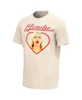 Men's Tan Blondie Heart Washed Graphic T-shirt