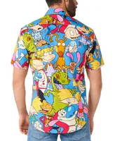 OppoSuits Men's Short-Sleeve Nickelodeon Characters Graphic Shirt