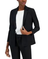 Anne Klein Women's Compression Notched Collar Blazer