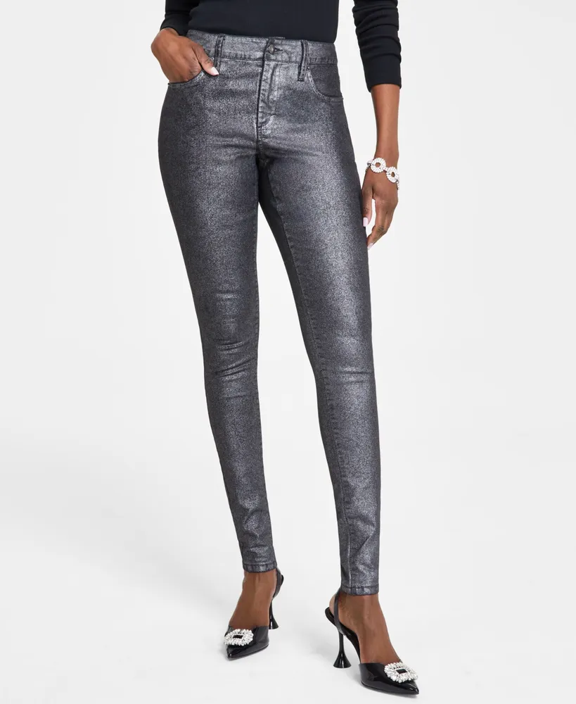 I.N.C. International Concepts Women's Mid-Rise Pull-On Skinny Jeans,  Created for Macy's - Macy's