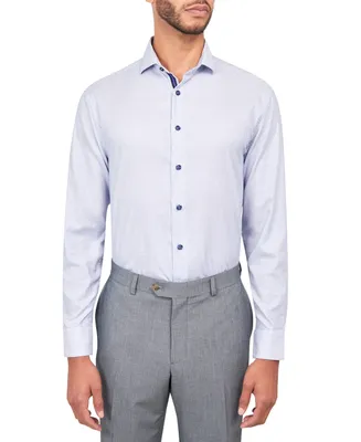 Michelsons of London Men's Dobby Square Shirt