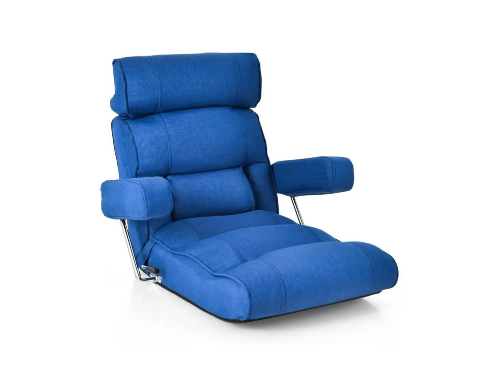 Adjustable Folding Sofa Chair with 6 Position Stepless Back