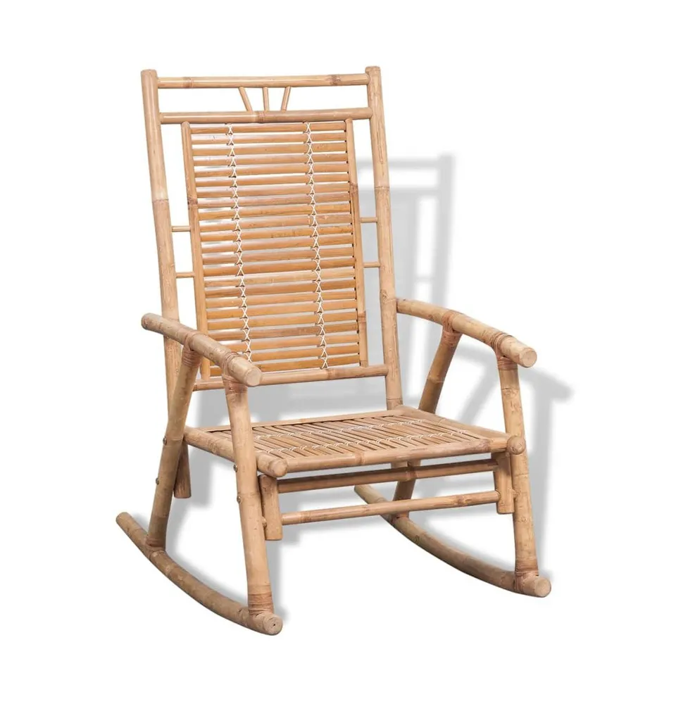 vidaXL Rocking Chair Bamboo