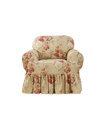 Waverly Ballad Bouquet T Cushion Chair Slipcover, 40" x 43"