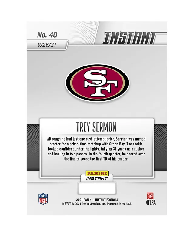 Trey Sermon San Francisco 49ers Nike Player Game Jersey - Scarlet