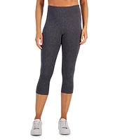 Id Ideology Women's Space-Dye Pull-On Crop Leggings, Created for Macy's