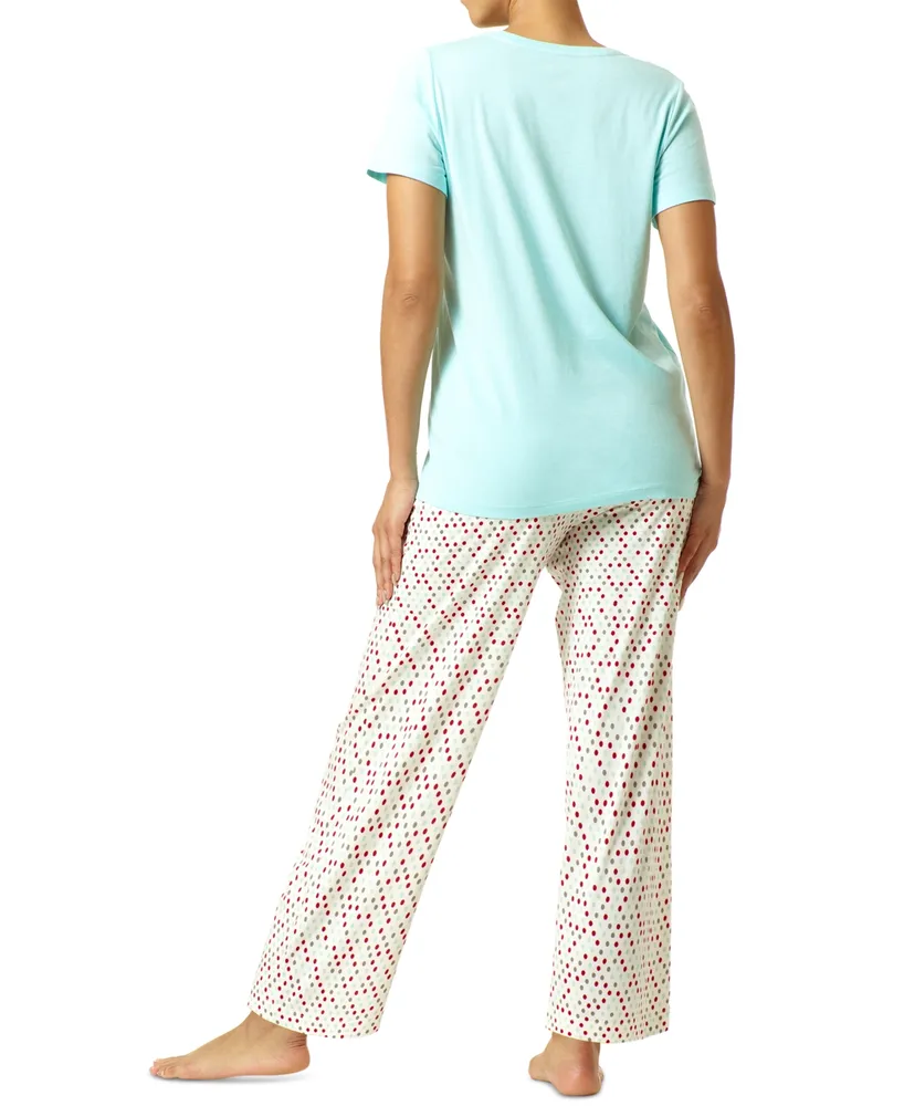 High-Waisted Velour Pajama Pants