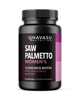 Havasu Nutrition Saw Palmetto + Biotin Capsules, Havasu Nutrition, 60ct