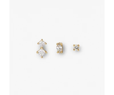 Ana Luisa Stud Earrings Set - Val White