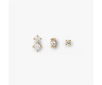 Ana Luisa Stud Earrings Set - Val White