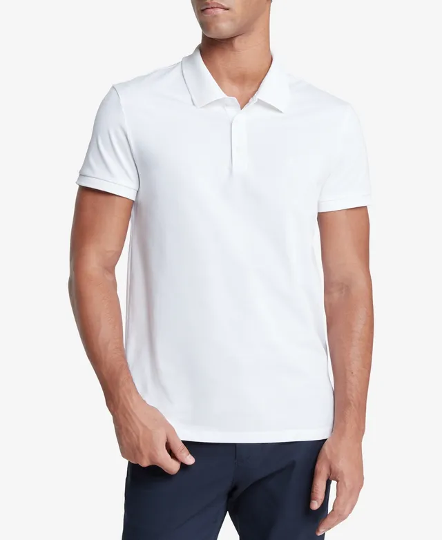 Calvin Klein Men's Slim-Fit Monogram Logo Polo Shirt