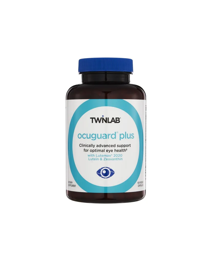 Twinlab Ocuguard Plus - Eye Supplement with Zinc, Vitamin A, Vitamin C, and Vitamin D - 120 Veggie Capsules