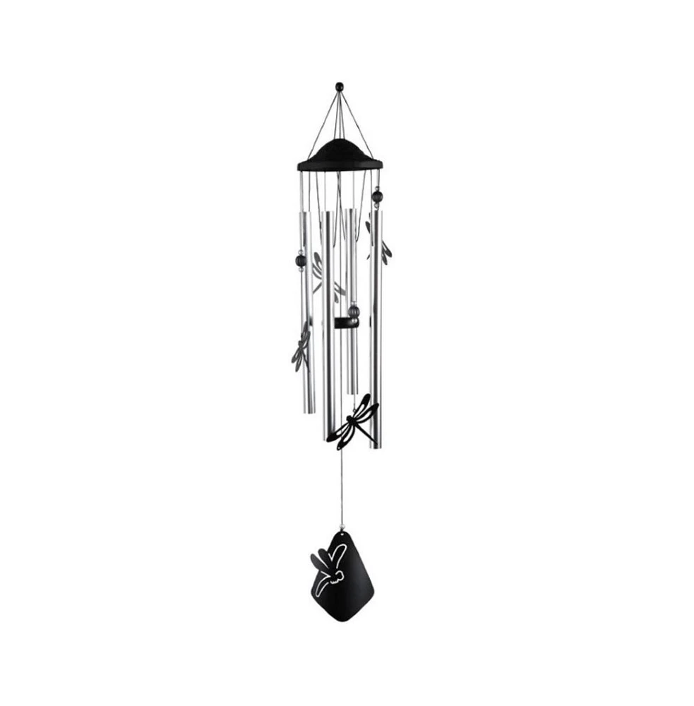 34" Long Chandelier Silhouette-Dragonfly Wind Chime