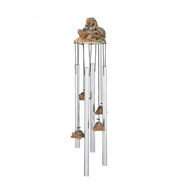 23" Long Turtle Round Top Wind Chime