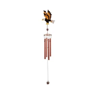 28" Long Eagle Copper and Gem Wind Chime