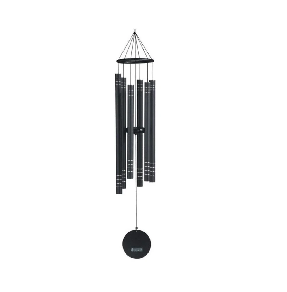 43" Long Black Traditional Tuned Wind Chime