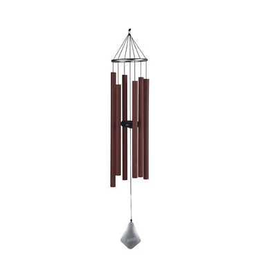 43" Long Tuned Traditional Brown Wind Chime