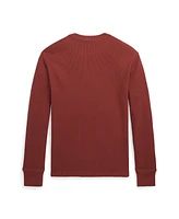 Polo Ralph Lauren Big Boys Waffle-Knit Cotton Long-Sleeve Tee