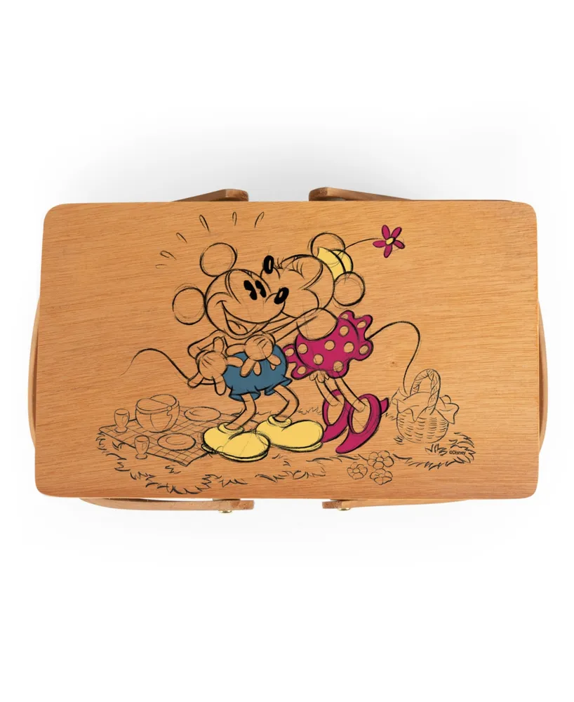 Disney Mickey Minnie Mouse Poppy Personal Picnic Basket