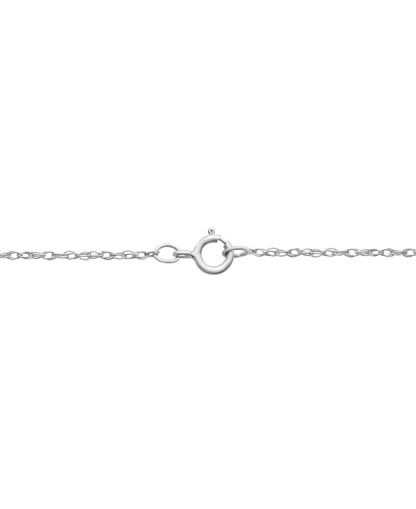 Wrapped in Love Diamond Knot Pendant Necklace in 14k White Gold (1 ct. t.w.), Created for Macy's