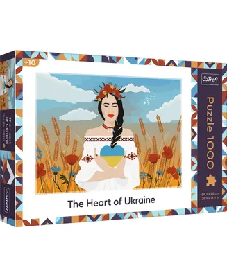 Trefl Red Ukrainian Puzzle - 1000 Piece "The Heart of Ukraine"