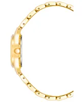 Anne Klein Women's Quartz Gold-Tone Alloy Bracelet Watch, 26mm